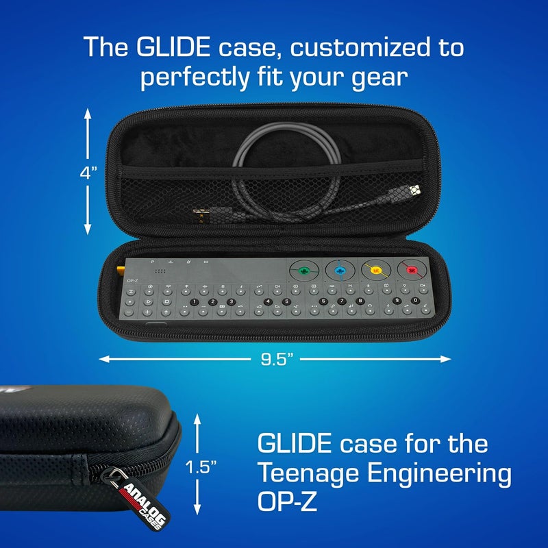 ANALOG CASES Teenage Engineering OP-Z Case - Custom-Fitted Compact GLIDE Case for Travel - Image 5